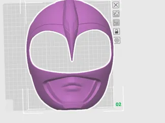 Power ranger helmets colored