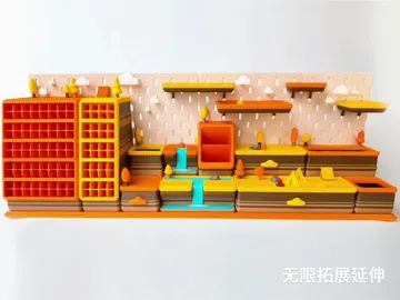 Modelo para impresión 3D: 营地风文具收纳组合(主体配件) — vista de referencia 3