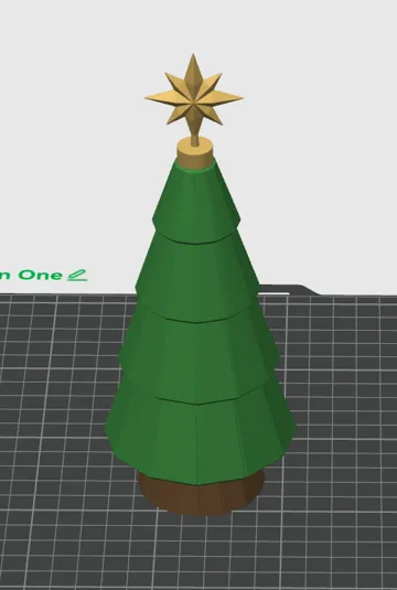 Accesorio para impresora 3D: Simple Evergreen Christmas Tree No AMS Needed — vista de referencia 5