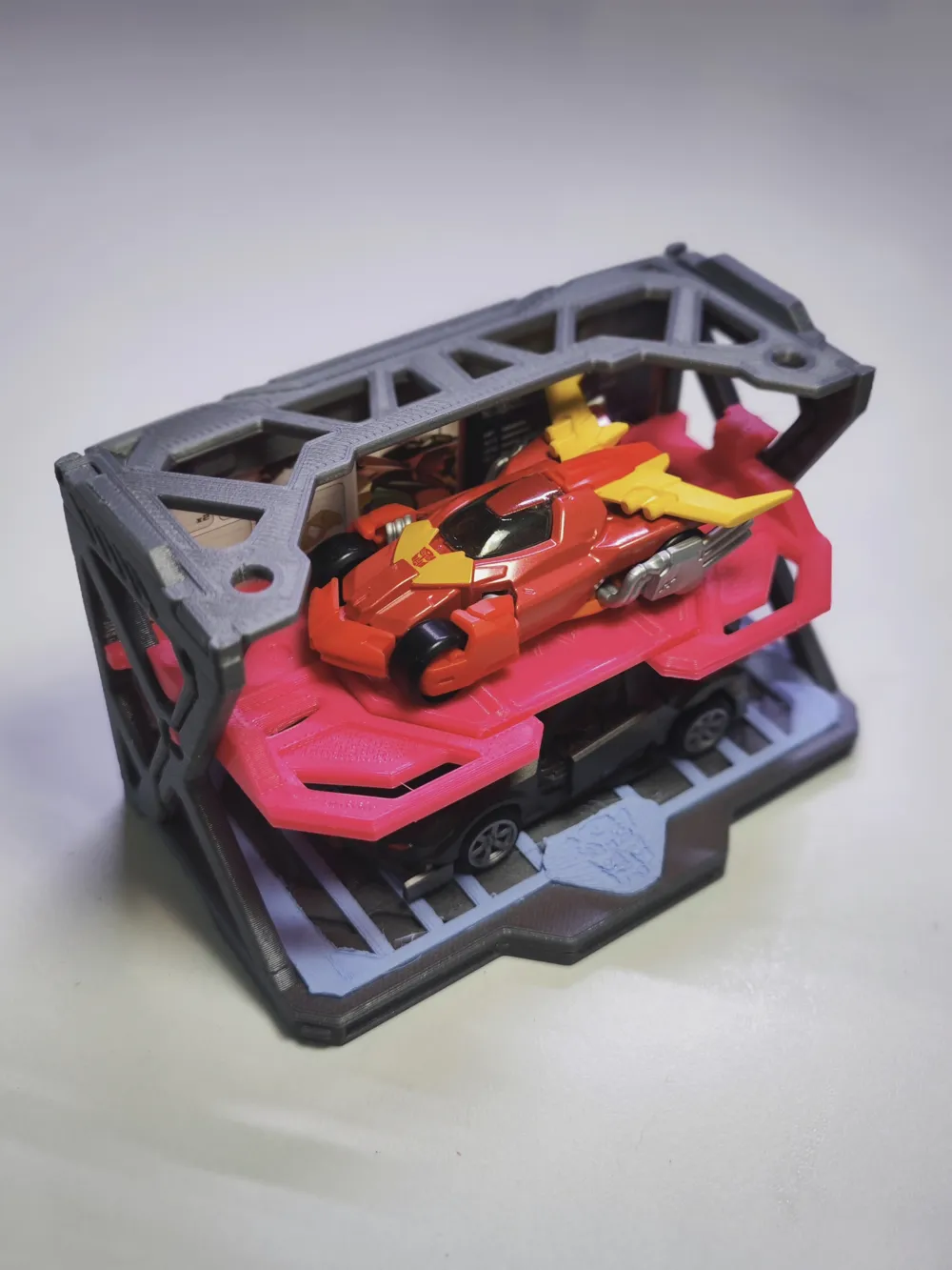 Block Bit Transformer Brooco Transformers Building Block Car Stackable Hangar - Free 3D Print ...