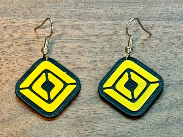Rivian Compass Logo Earrings