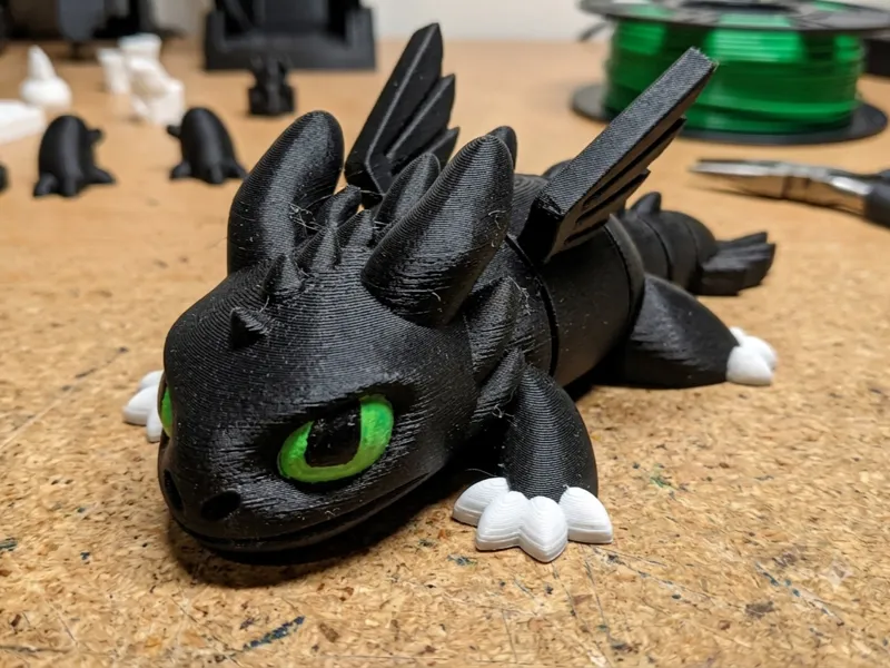 flexi articulated Toothless - Cute