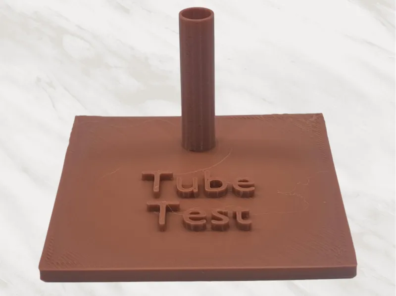 Tube test print