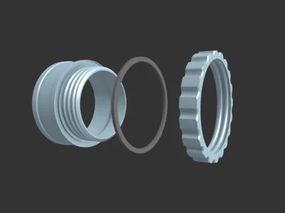 100mm Enclosure Vent Adapter Flange