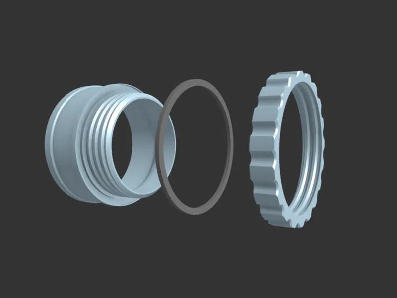 100mm Enclosure Vent Adapter Flange