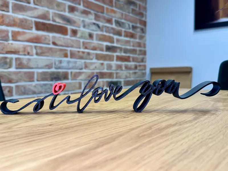 I love you decoration