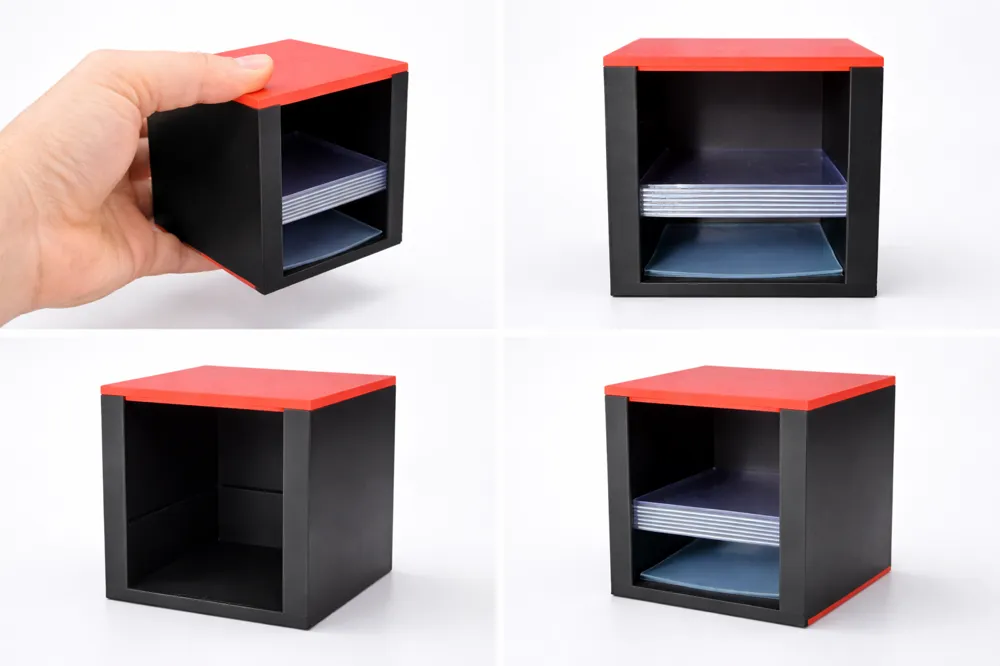 Toploader & Penny Sleeve Organizer TCG Storage Box - Free 3D Print ...