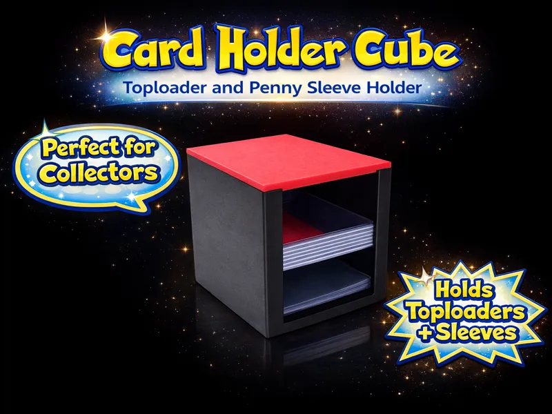 Toploader & Penny Sleeve Organizer TCG Storage Box