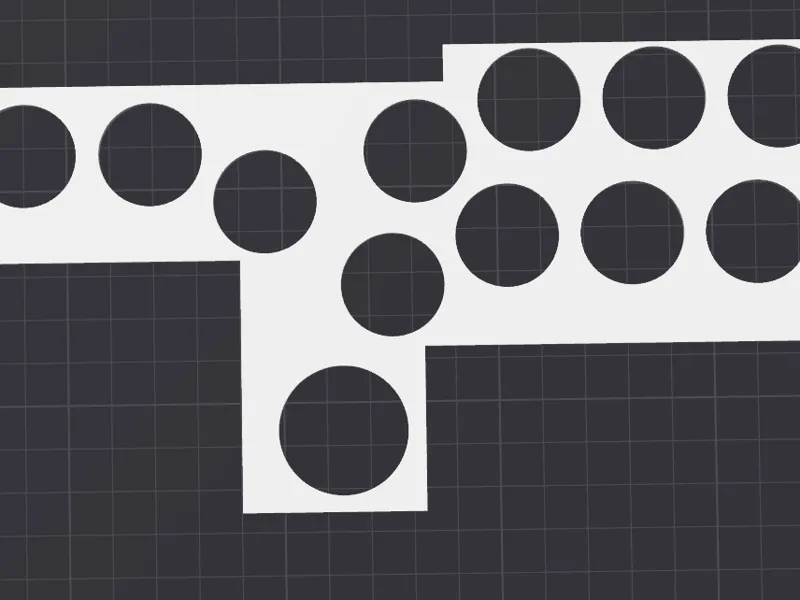 Standard Lever-less (Hitbox) Layout Hole Template