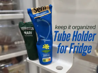 Squeeze Tube Holder for Fridge - Tubes organized