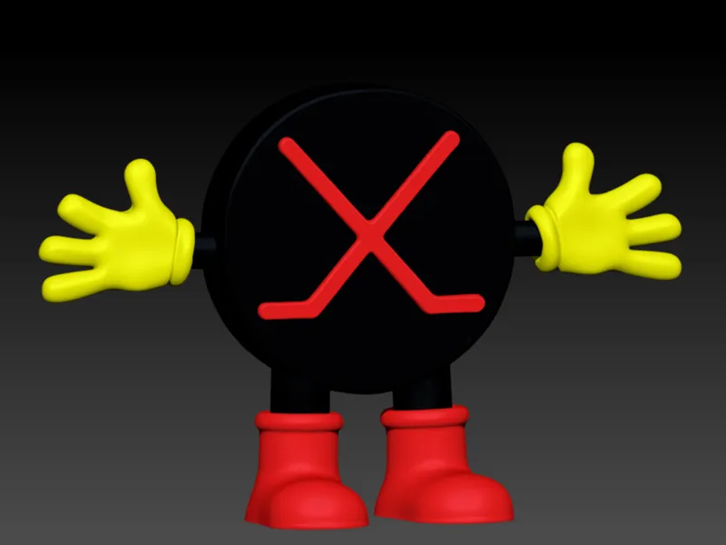 Disco de hockey - Toy story fan art
