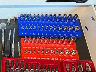 Socket Holder-HarborFreight Quinn 1/4" Master Set