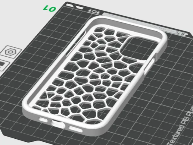 iPhone 12 Voronoi Case