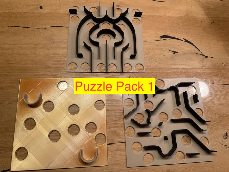 Modular Marble Maze: Puzzle Pack 1