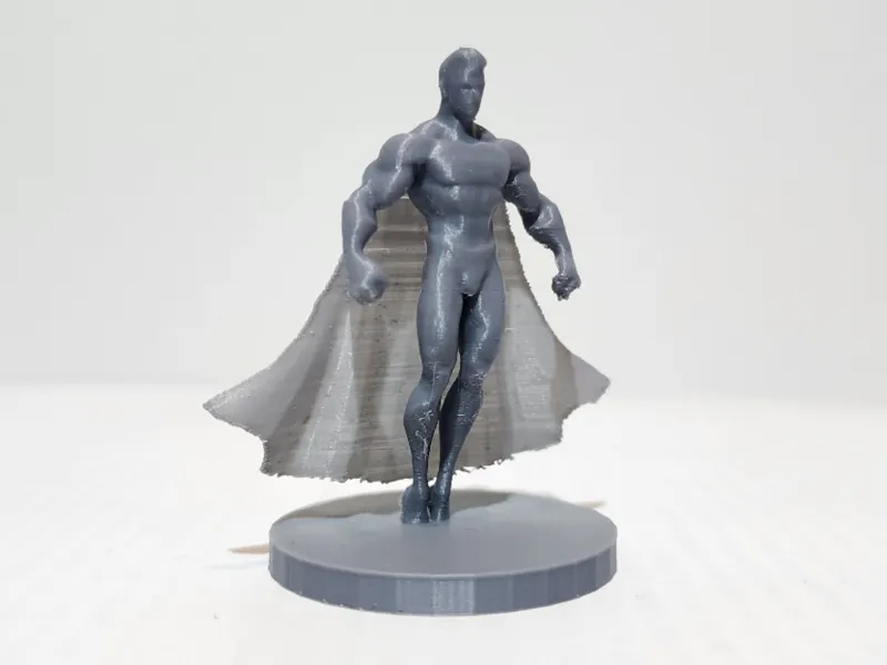 Caped Superhero w/ Stand (50mm)