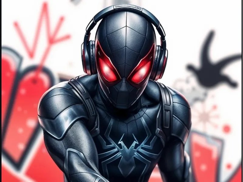 black suit spiderman