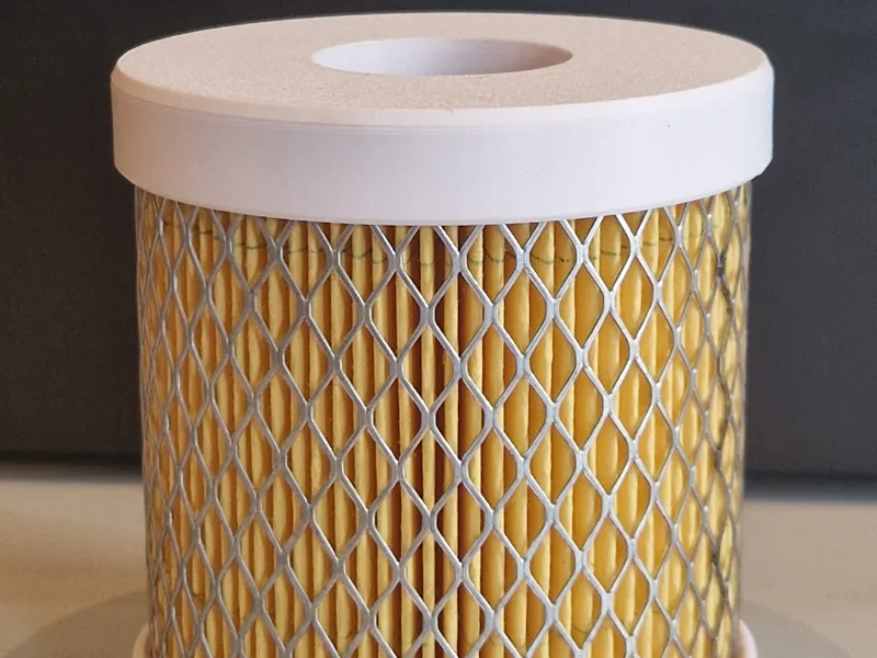 Air filter cap and adapter