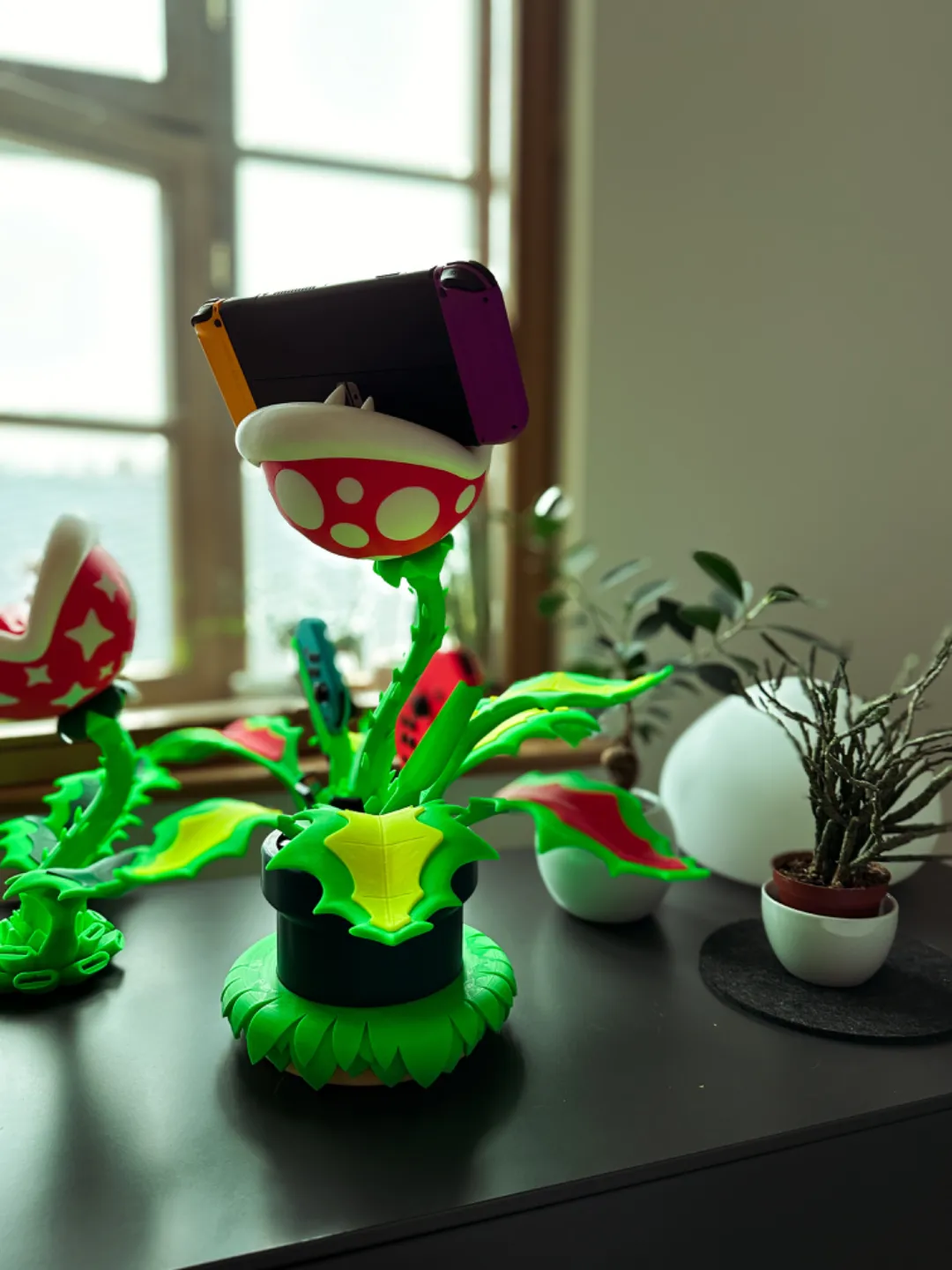 Piranha Plant Switch Dock (Charging and TV - Hub) view 2
