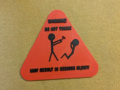 Do Not Touch Sign