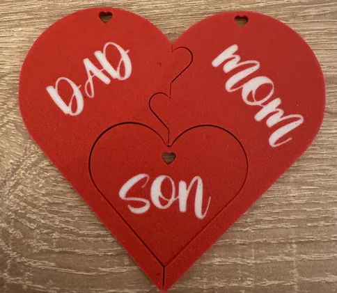 Keychain Love is not just for two Customizable