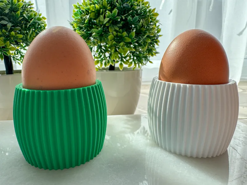 Ribbed Design Modern Minimalistic Egg Holder