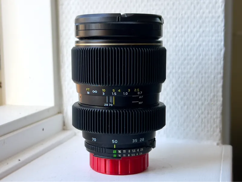 Tokina AT-X Pro 28-70mm - Focus and Zoom Gears