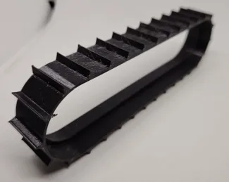 Cingolo per trattore in metallo anni 70