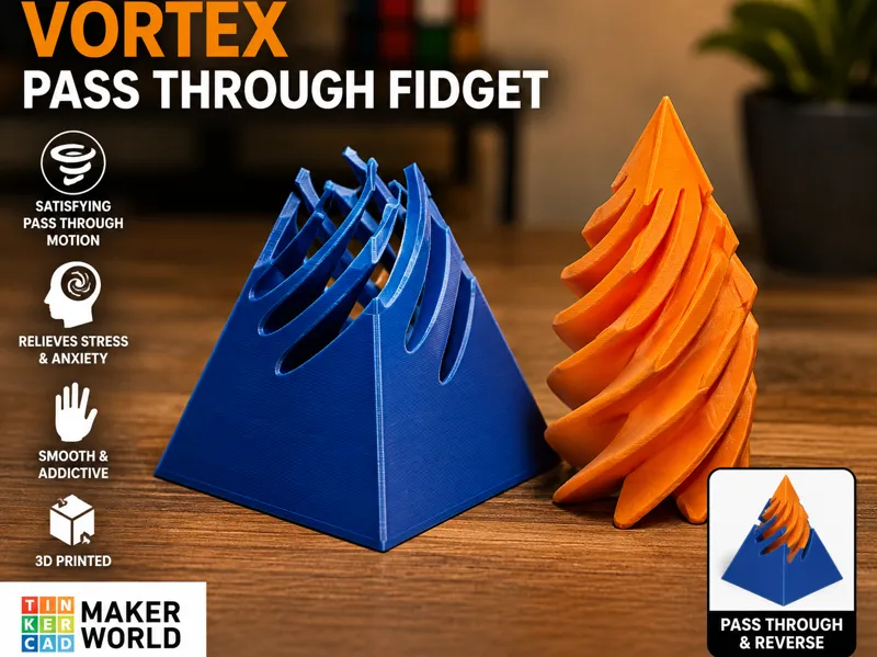 Pyramid Vortex Passthrough Fidget
