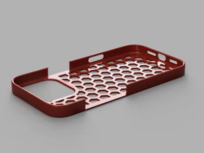 Hexagonal pattern iPhone 16 Pro cover