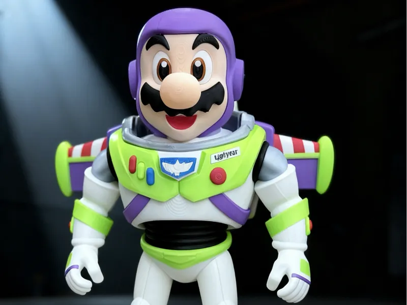 Mario Buzz Lightear Fan Art