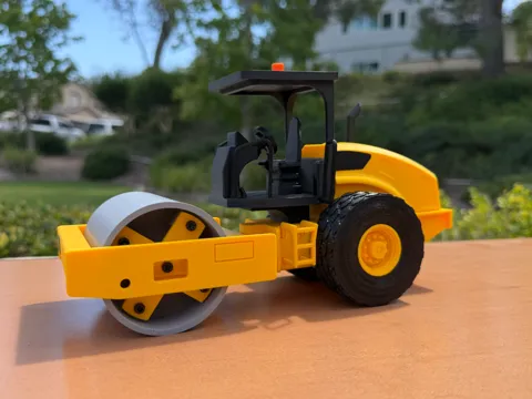 Letrero o emblema decorativo: CAT CS56B Road Roller Construction Vehicle — referencia de MakerWorld