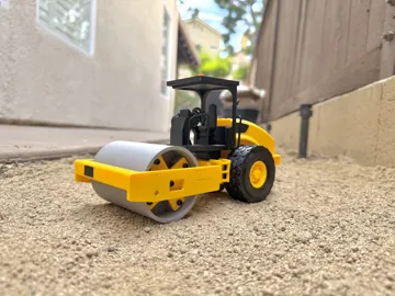 Letrero o emblema decorativo: CAT CS56B Road Roller Construction Vehicle — vista de referencia 3
