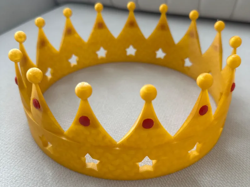 Golden King Crown Model