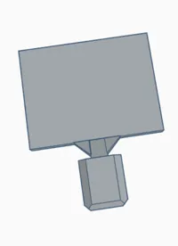 Rectangular flag 0.24mm layer, 2 walls, 15% infill