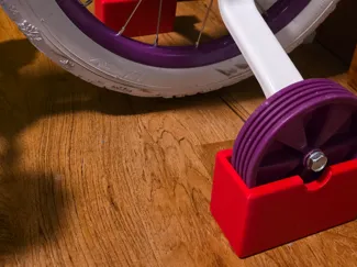 Training wheel stand