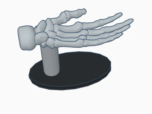 Skeleton hand phone holder