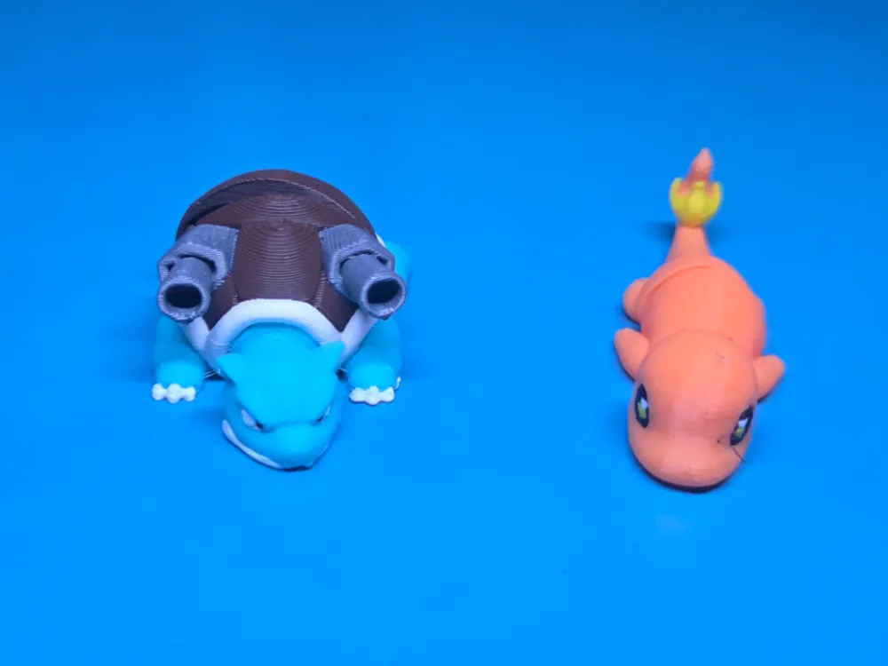 Chibi Fire Cute Fire lizard Flexi - Free 3D Print Model - MakerWorld
