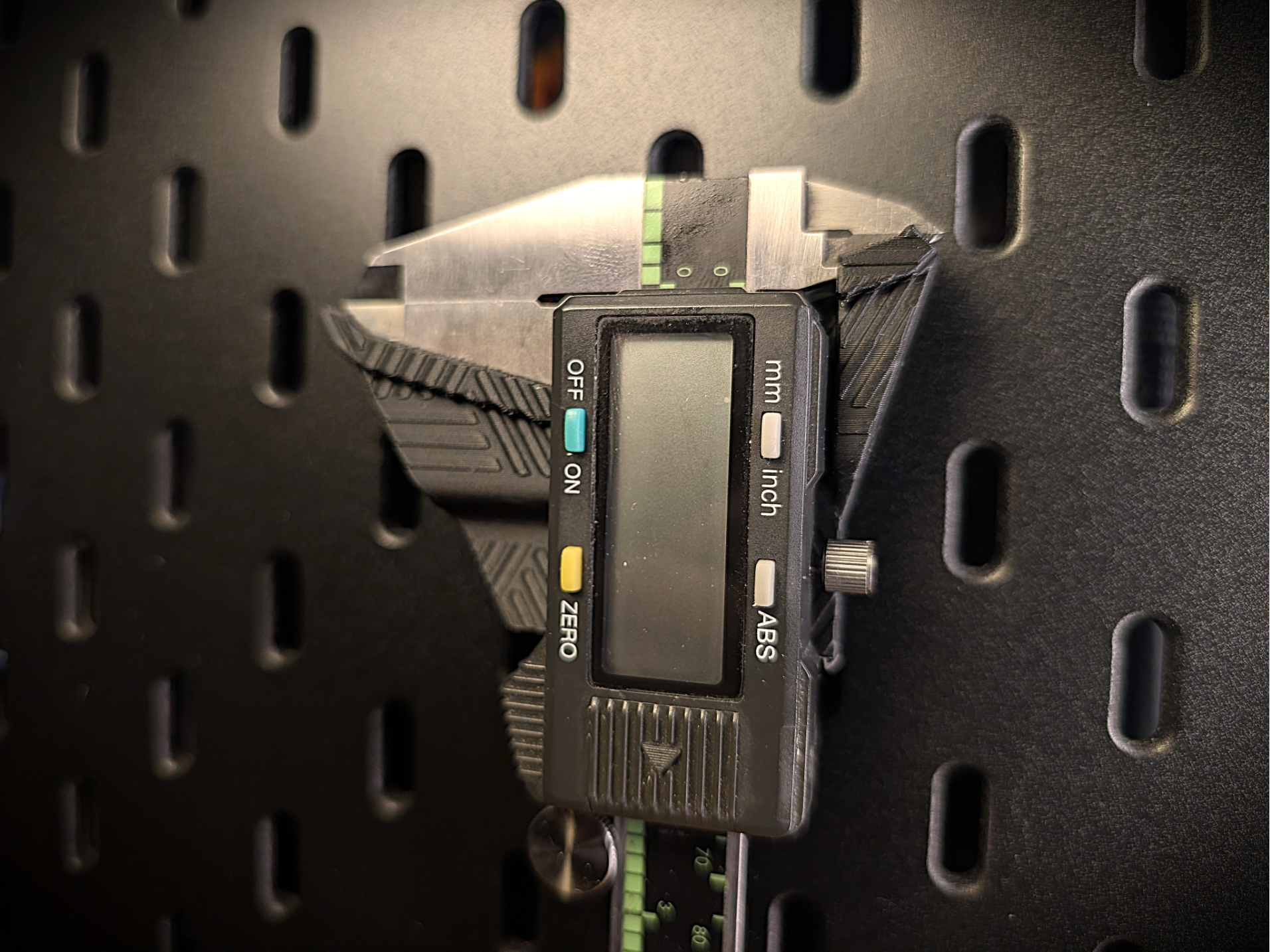 Caliper Holder for Ikea Skadis Pegboard