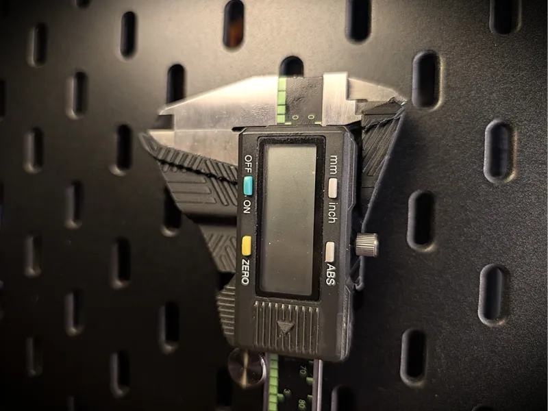 Caliper Holder for Ikea Skadis Pegboard