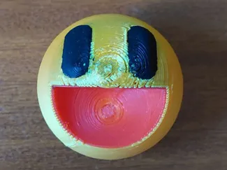 3D smiley ball