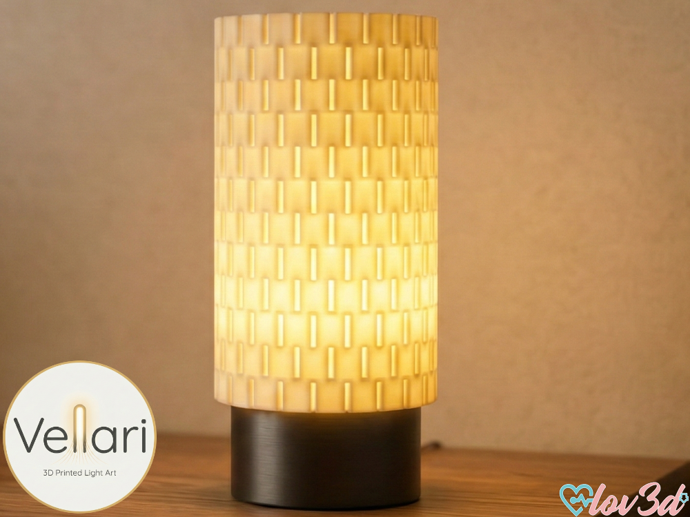 Vellari Mini - Brick-Light Modular Tealight Shade