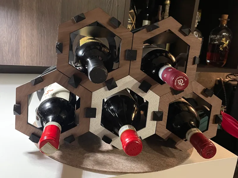Wine Rack Shelf-Infinite Customizable-Perfect Gift