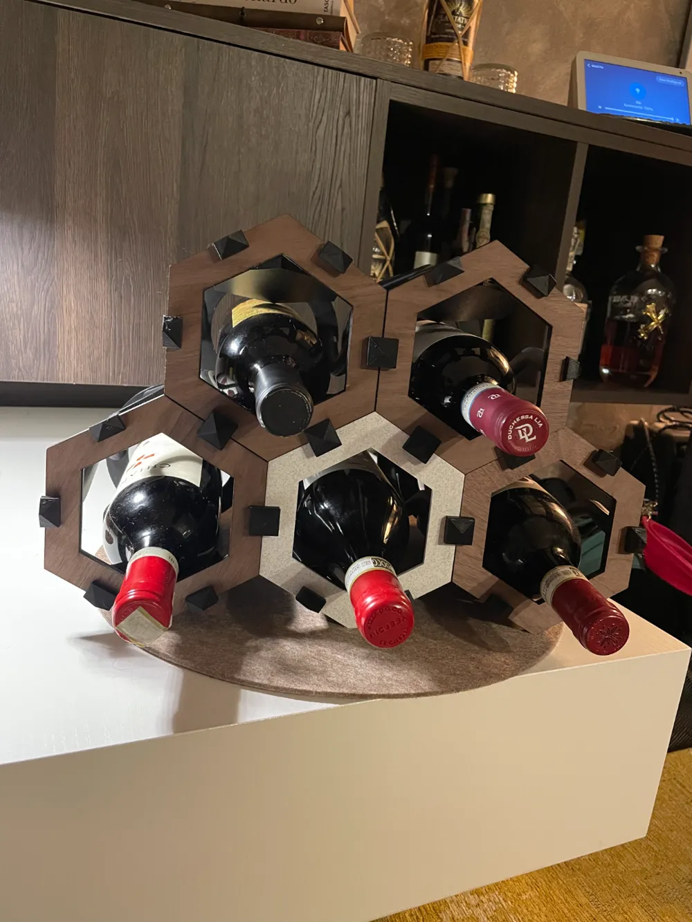 Wine Rack ShelfInfinite CustomizablePerfect Gift by M3mento MakerWorld