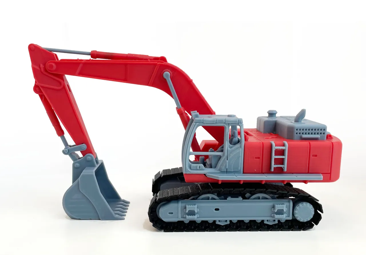 Tracked Excavator view 4