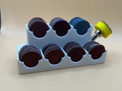 Sanding paper holder Dremel/multifunction tool