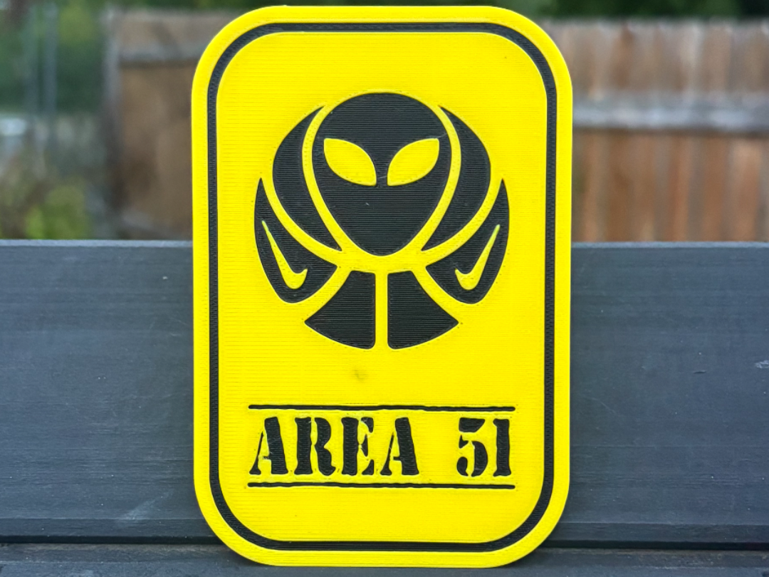 AREA 51 Road Sign | Wemby Spurs Fan Art