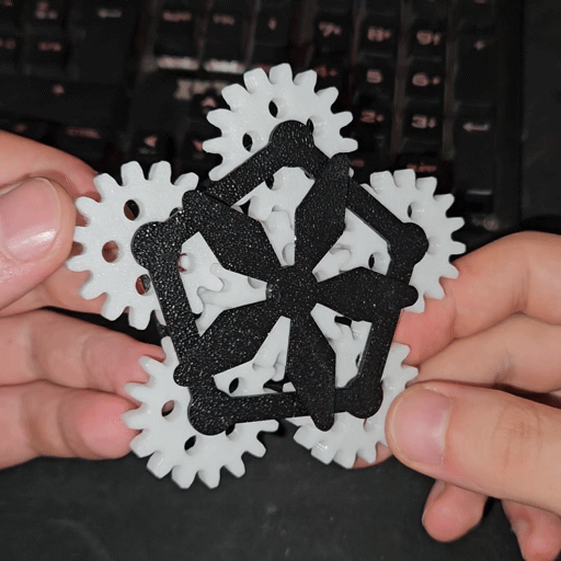 Infinity Star Gear Spinner - Mechanical Fidget