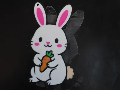 Rabbit keychain