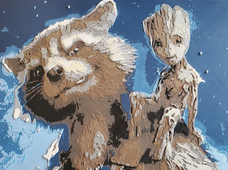 Rocket And Groot HF