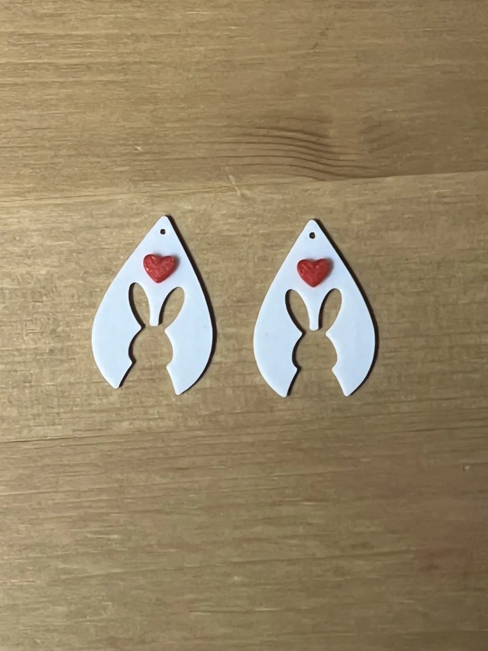 rabbit earrings view 2